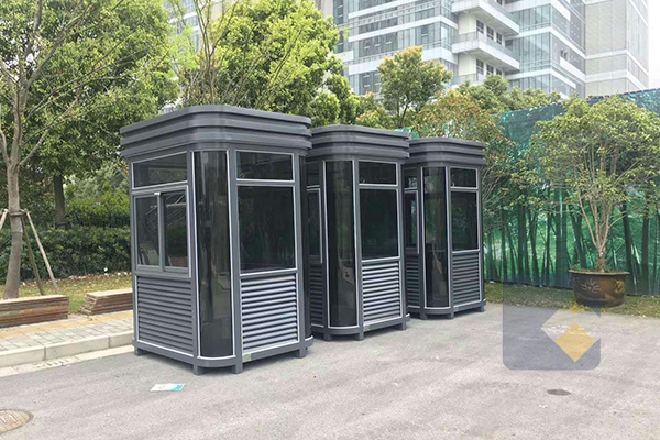 氟碳喷漆钢结构门卫岗亭